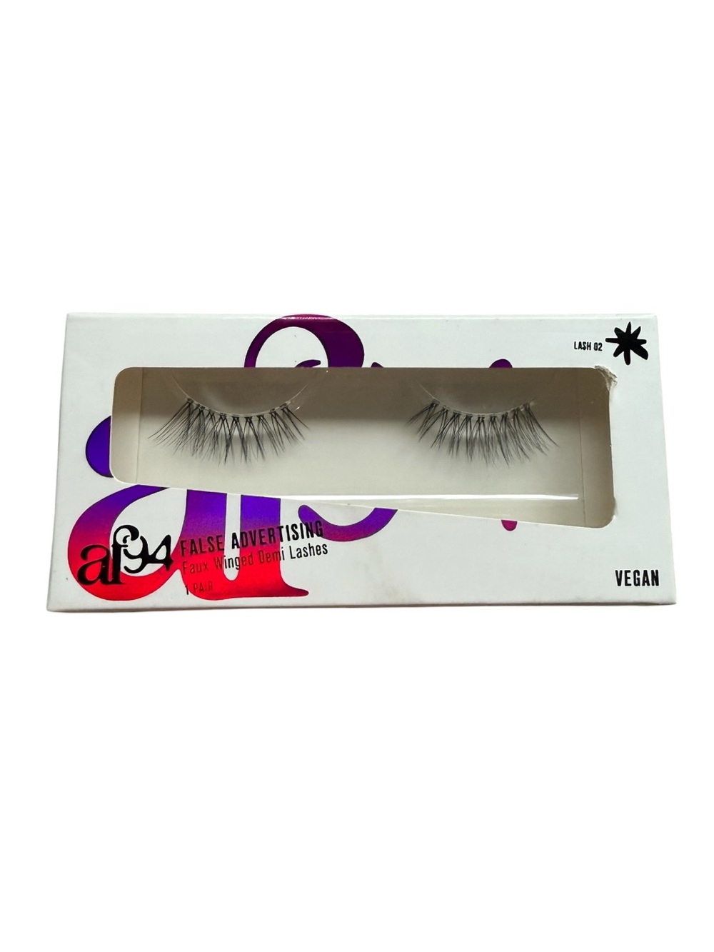 NWB! AF94 False Advertising Vegan Lash Bundle of 4